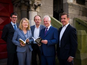 Dr David Meredith, Teagasc; Prof. Mary Daly, President of the RIA; Prof. John Mohan, University of Birmingham; Prof. Gerry Kearns, NUI Maynooth; Dr John Morrissey, NUI Galway
