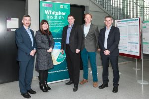 Prof Alan Ahearne, Dr Elaine Wallace, Prof Liam Delaney, Dr Stephen Hynes & Prof John McHale at the 2017 Whitaker Institute Research Day