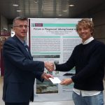 Mr Tom Gillepsie receiving 1st prize from Prof Alan Ahearne